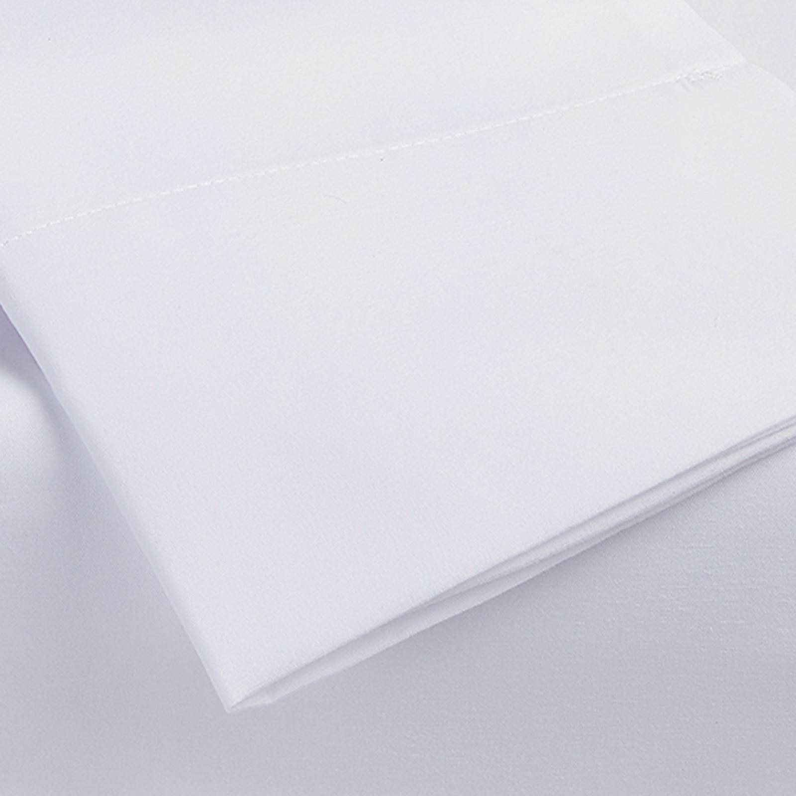 4-Piece White Cooling Microfiber Sheet Set