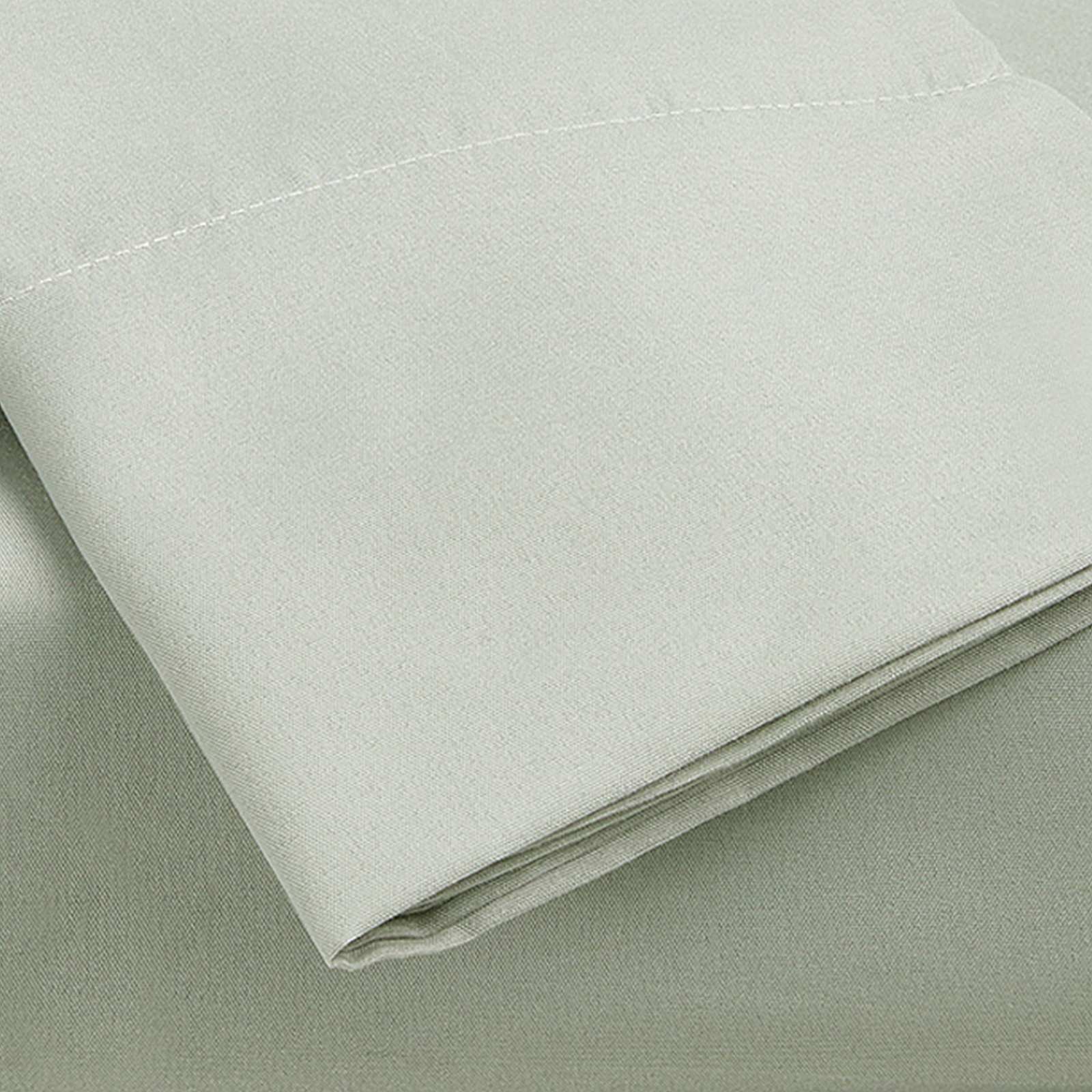 4-Piece Sage Cooling Microfiber Sheet Set, Queen