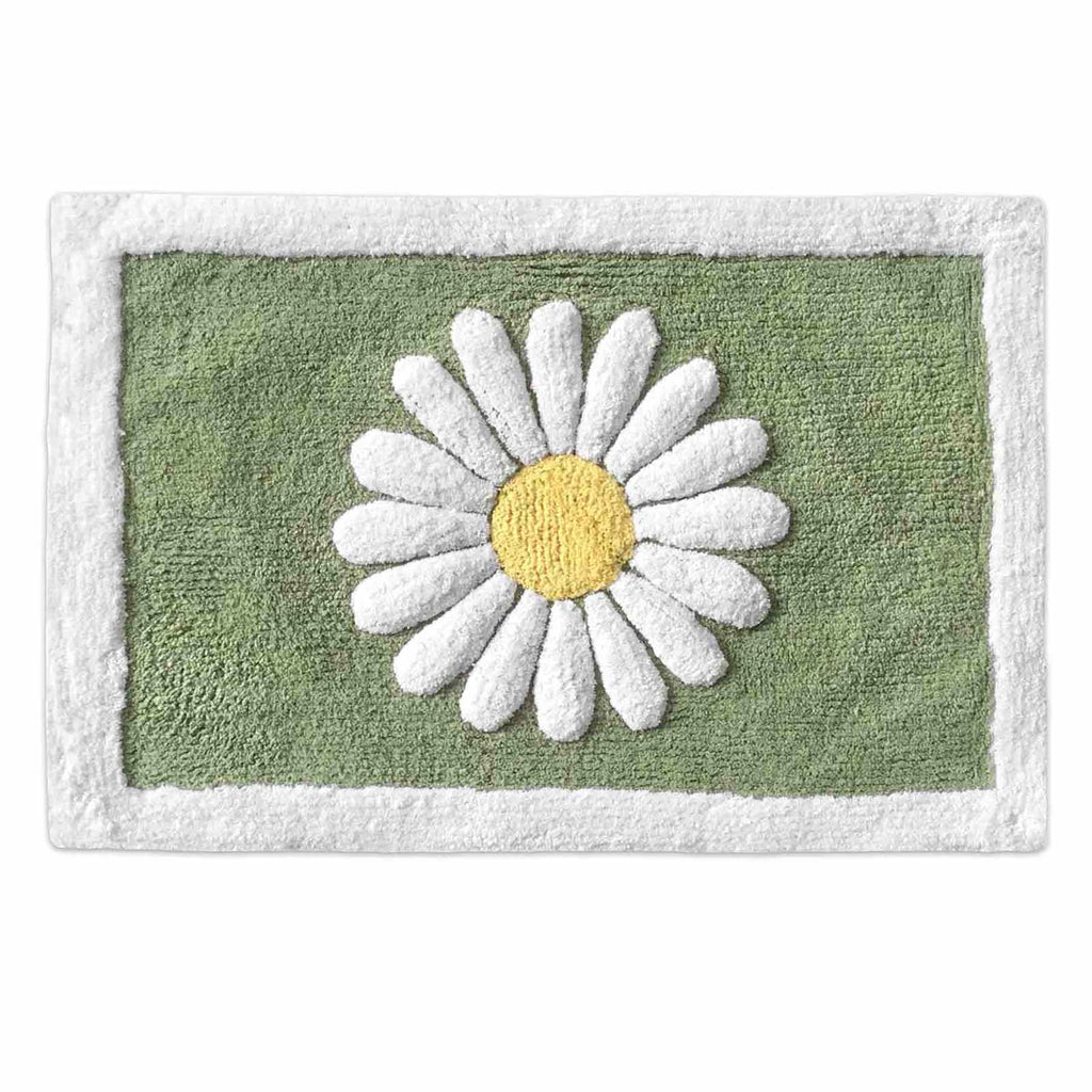 Sage Dandelion Tufted Bath Rug, 20x30