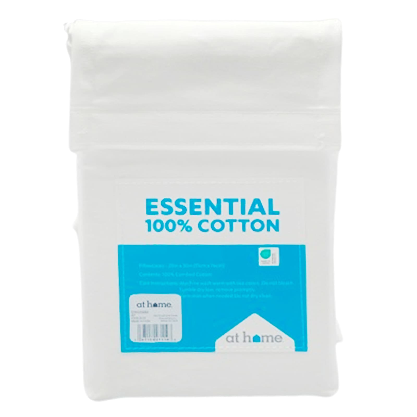 White 200 Thread Count Brushed Cotton Pillowcase Set