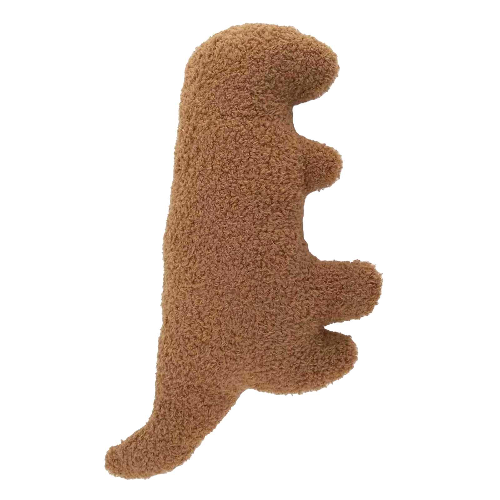 T-Rex Dinosaur Nugget Shaped Pillow, 10x12