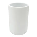 Soho White Soft Touch Ceramic Tumbler, 4.8"