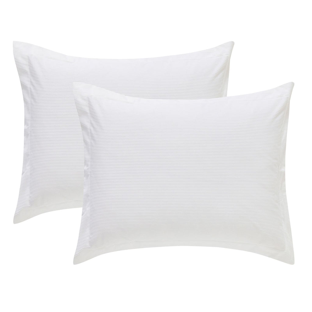 5-Piece White Ribbed Velvet Comforter Set, King