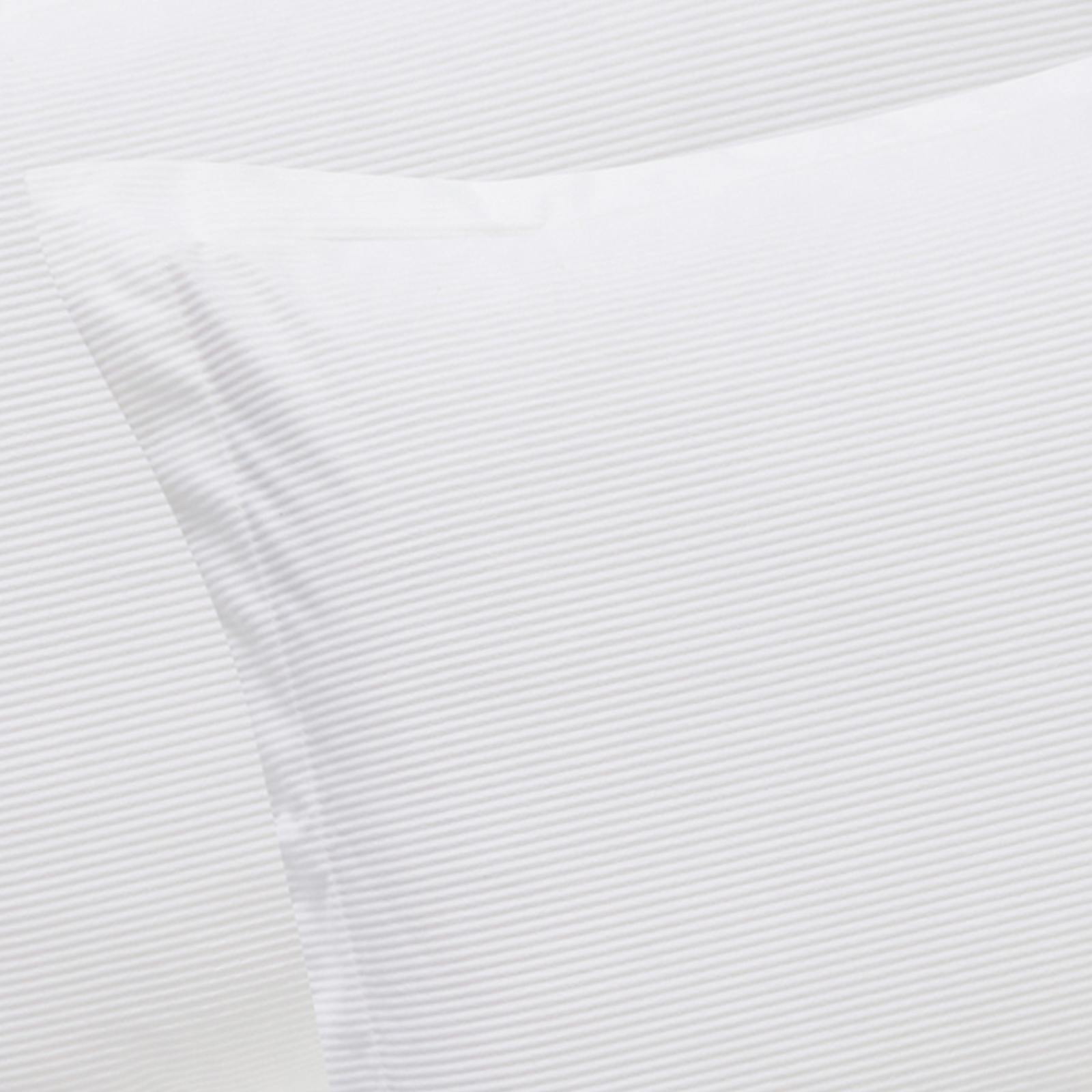 5-Piece White Ribbed Velvet Comforter Set, King