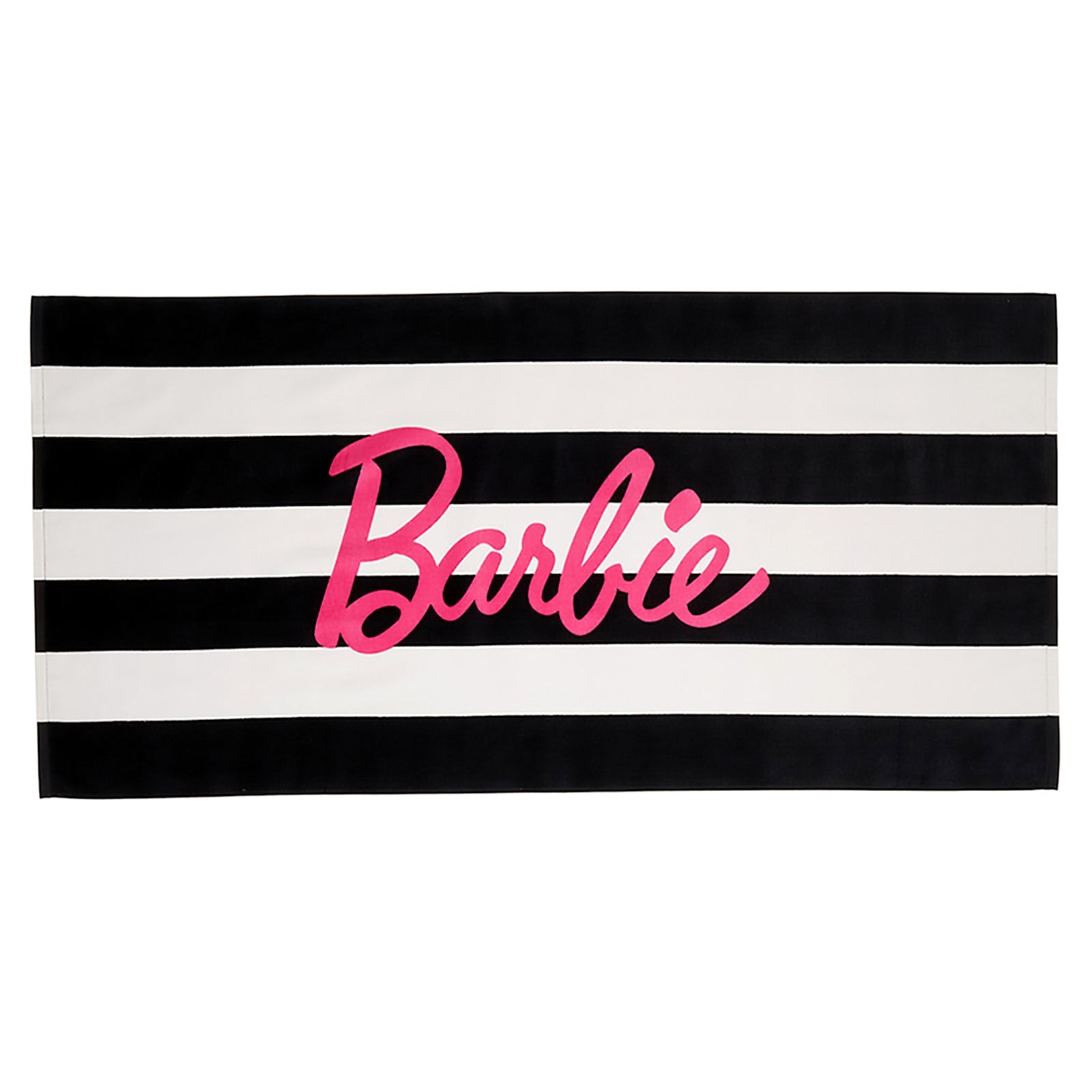 Striped Barbie Kids Beach Towel, 28x58