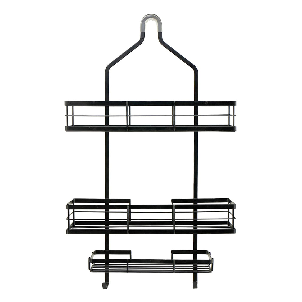 Keller Black Rectangle Shower Caddy