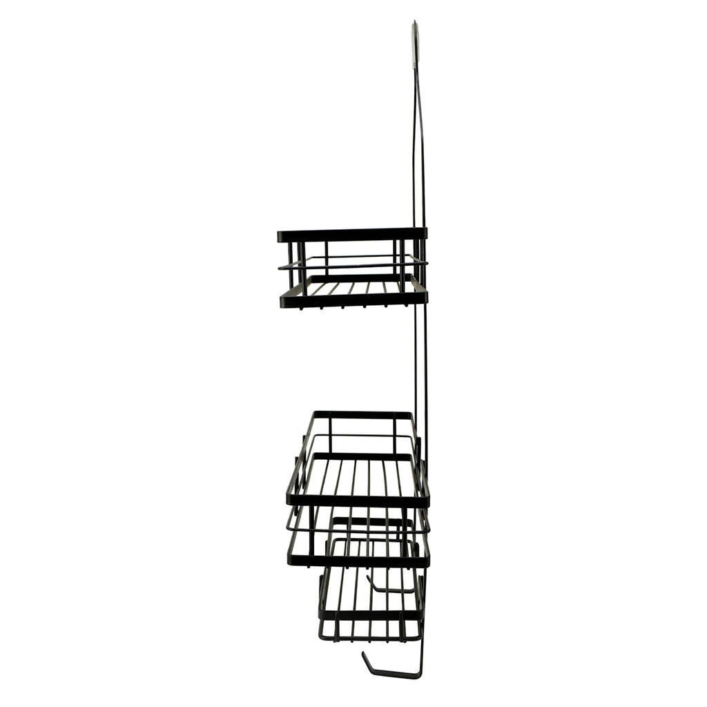 Keller Black Rectangle Shower Caddy