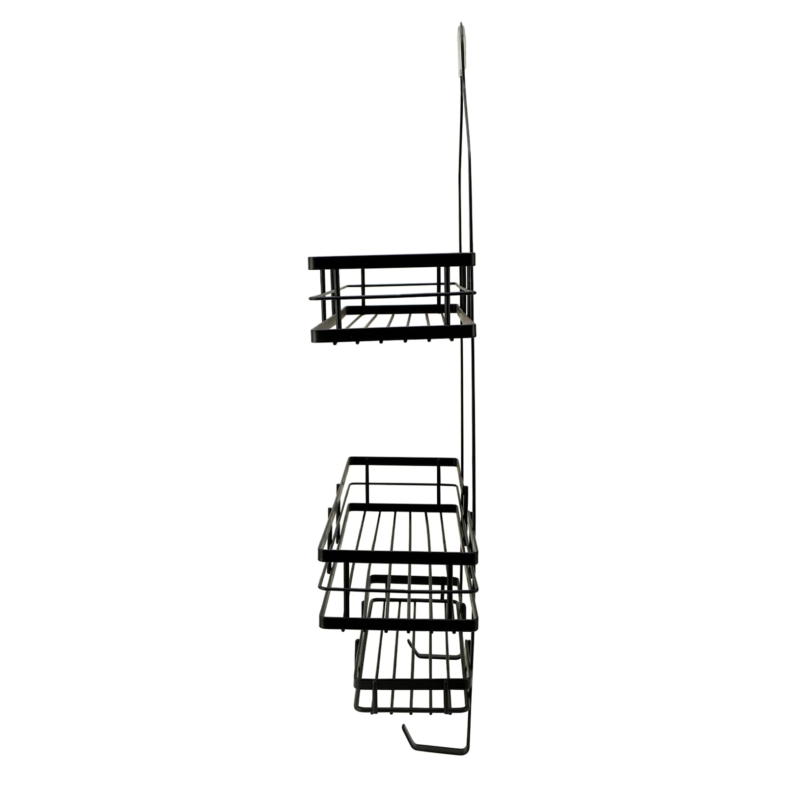 Keller Black Rectangle Shower Caddy