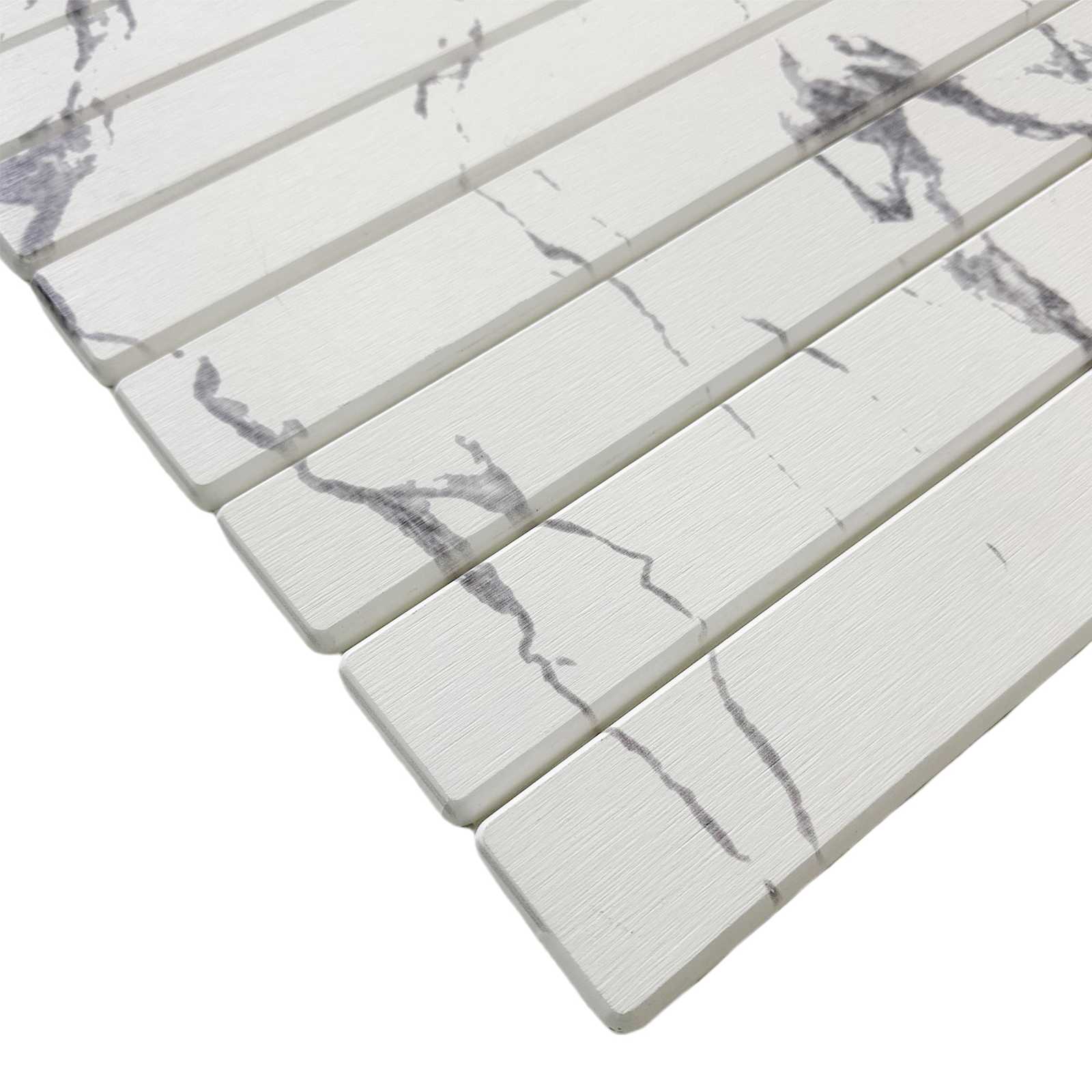 White Diatomite Stone Bath Mat, 23x15