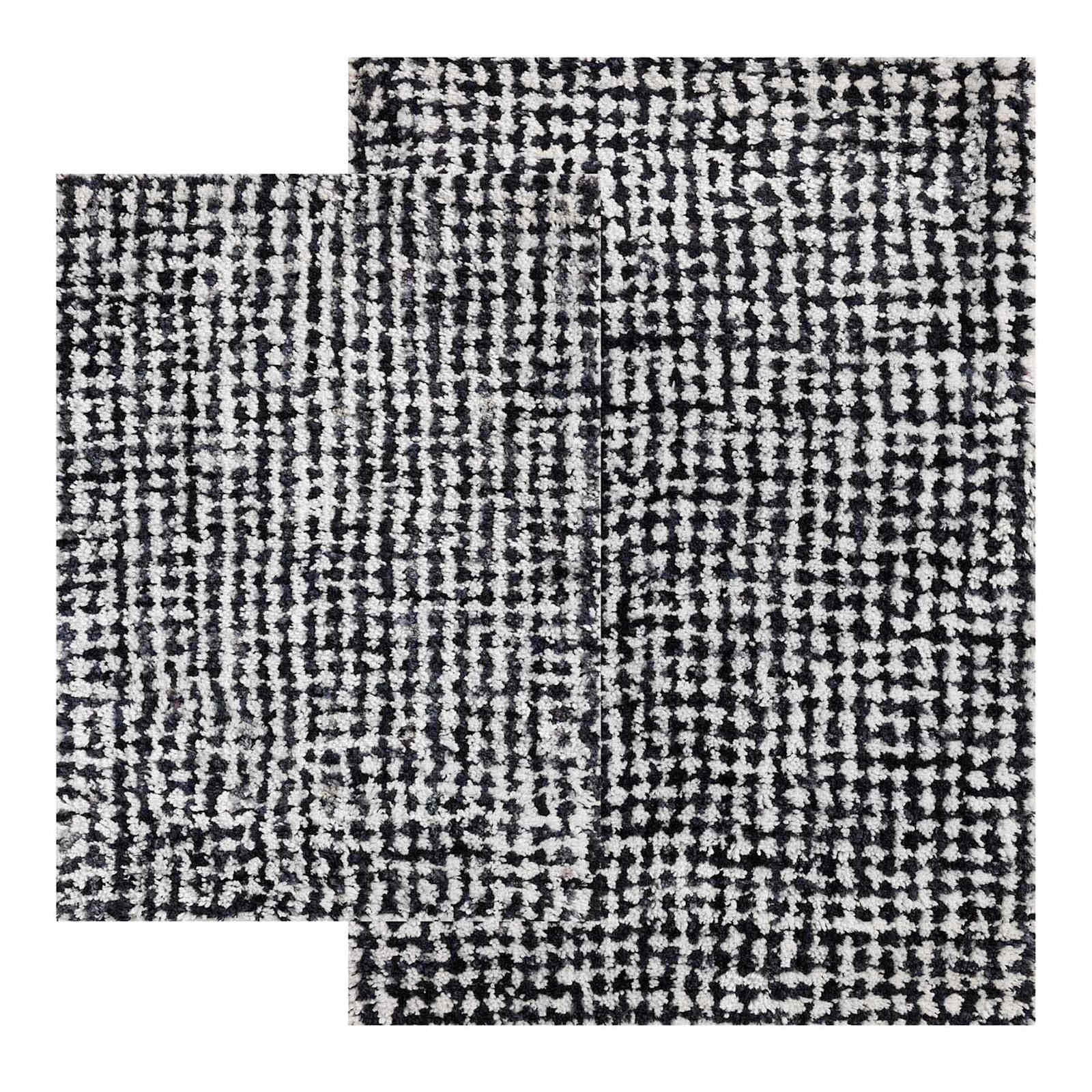 2-Piece Georgia Grey Bath Rug Set, 20x30/17x24
