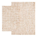 2-Piece Georgia Taupe Bath Rug Set, 20x30/17x24