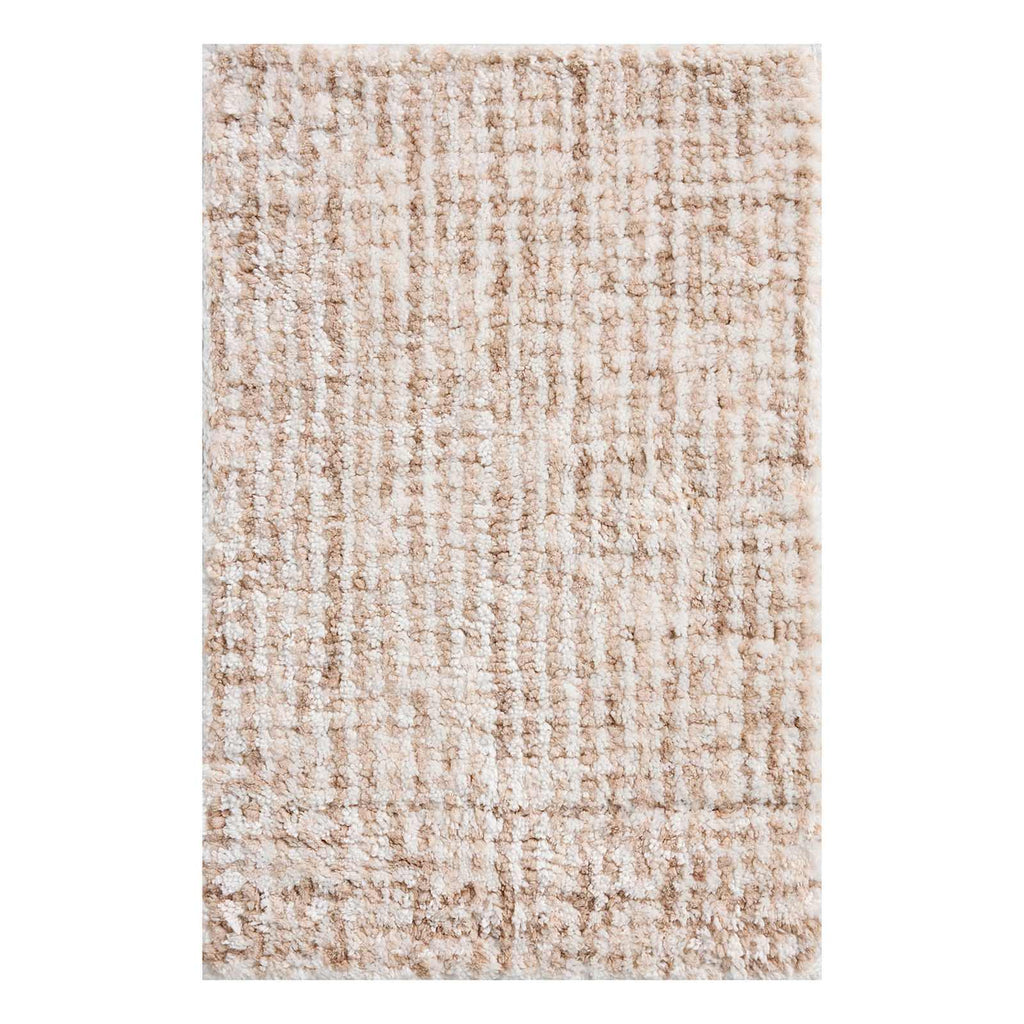 2-Piece Georgia Beige Bath Rug Set, 20x30/17x24