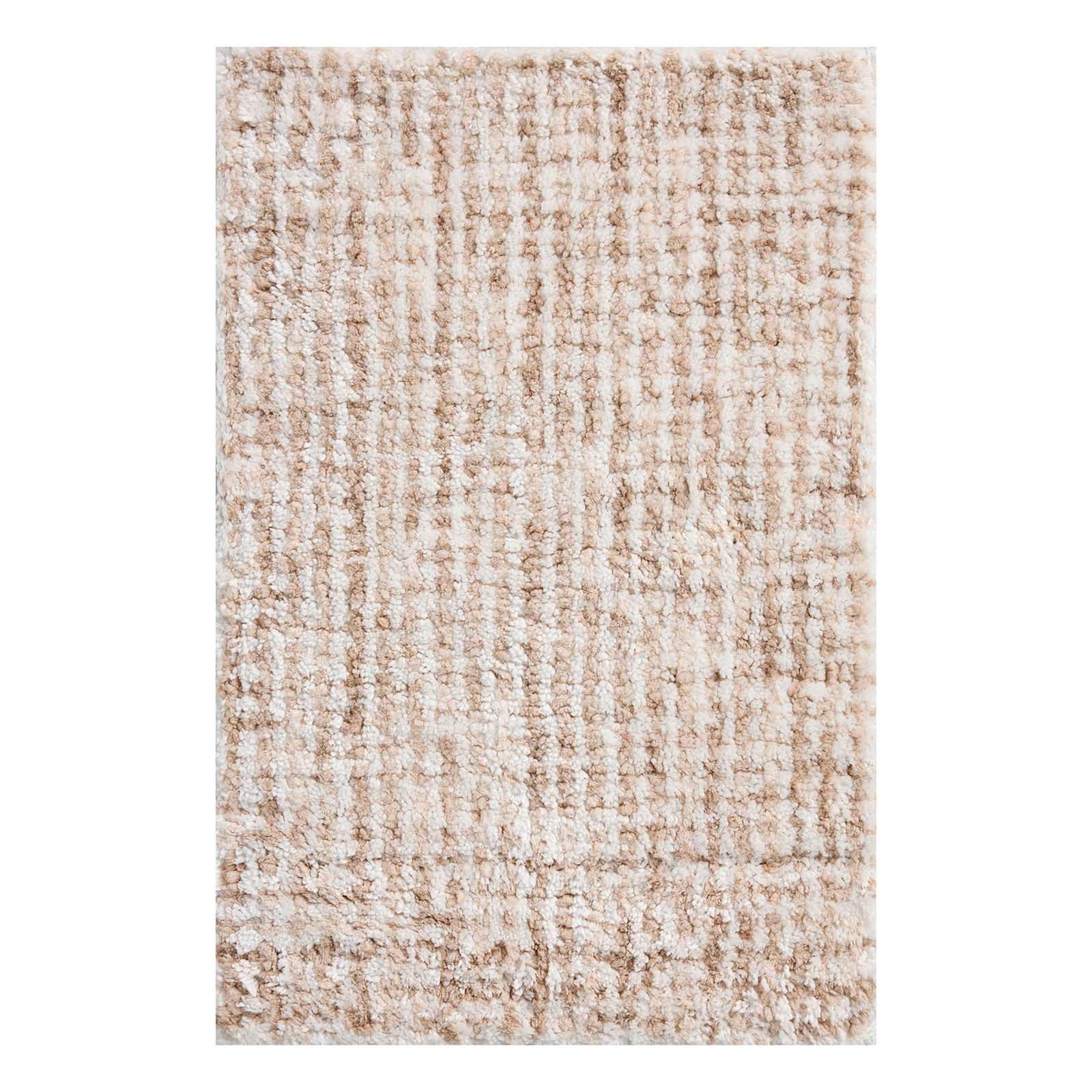 2-Piece Georgia Beige Bath Rug Set, 20x30/17x24