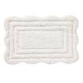 Montgomery White Bath Rug, 20x30