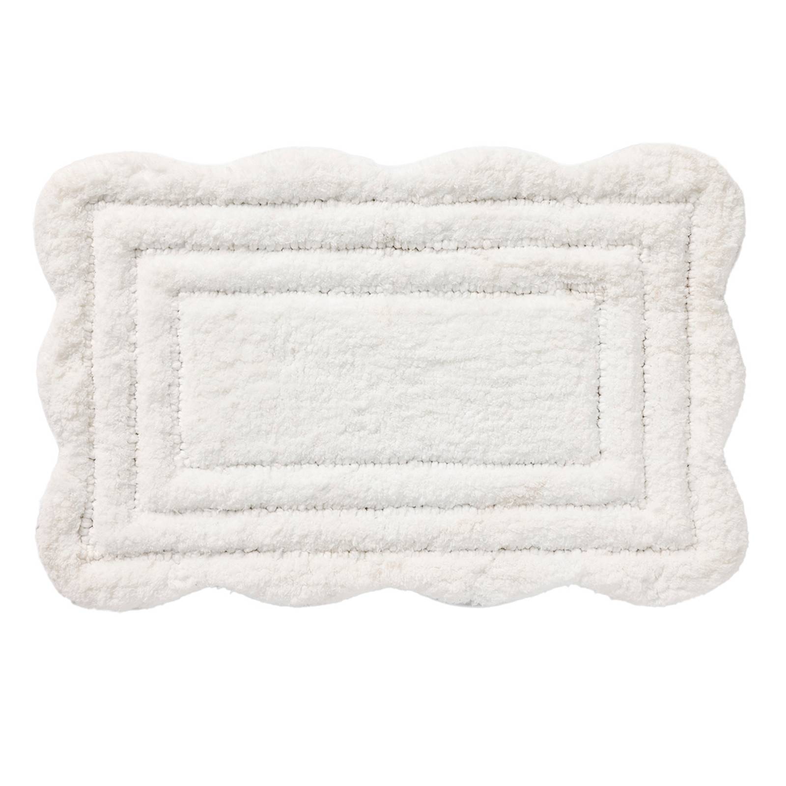 Montgomery White Bath Rug, 20x30