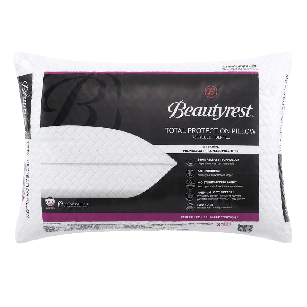Total Protection Bed Pillow, Standard/Queen