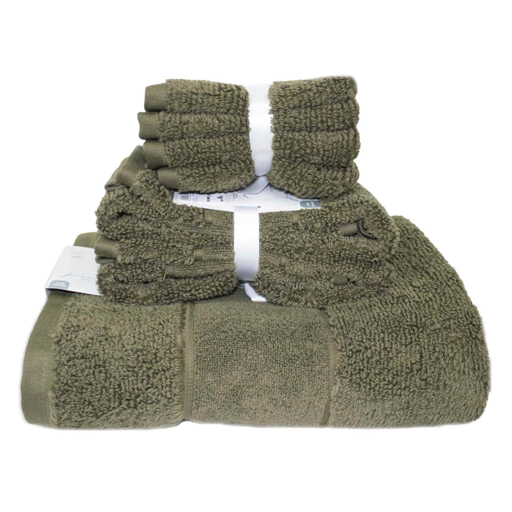 Dark Olive Cloud Bath Towel, 30x54