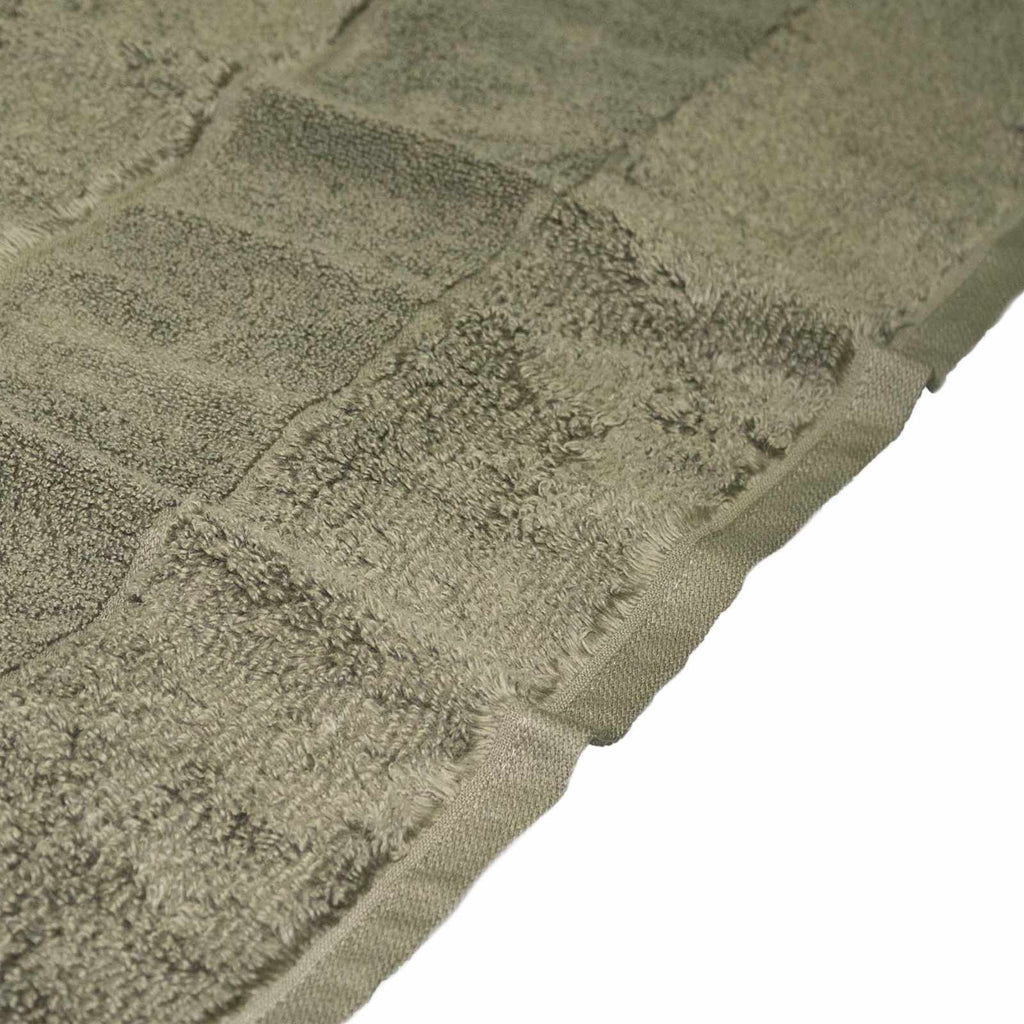 2-Pack Dark Olive Cloud Hand Towel Set, 16x28