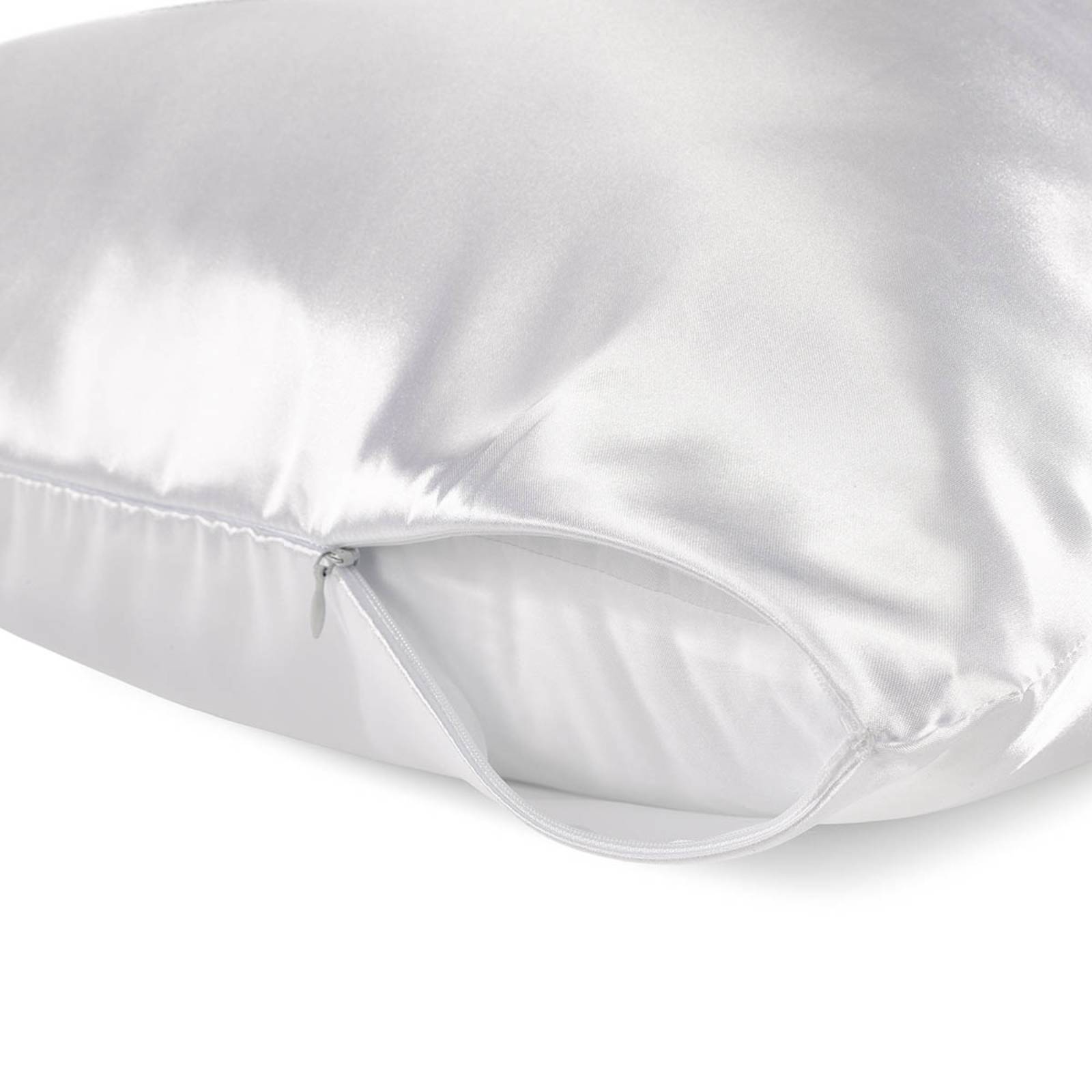 Satin Pillow Protector, Standard/Queen