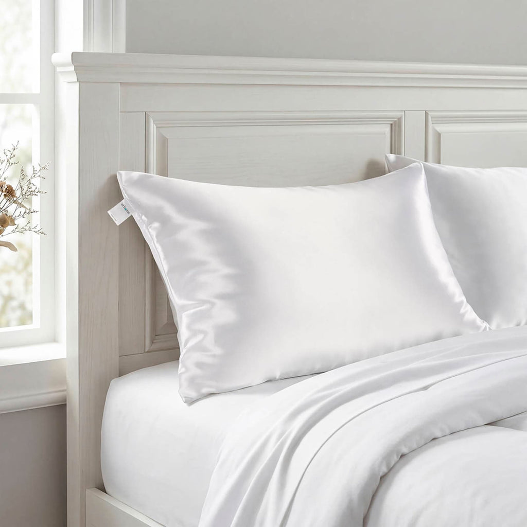 Satin Pillow Protector, Standard/Queen