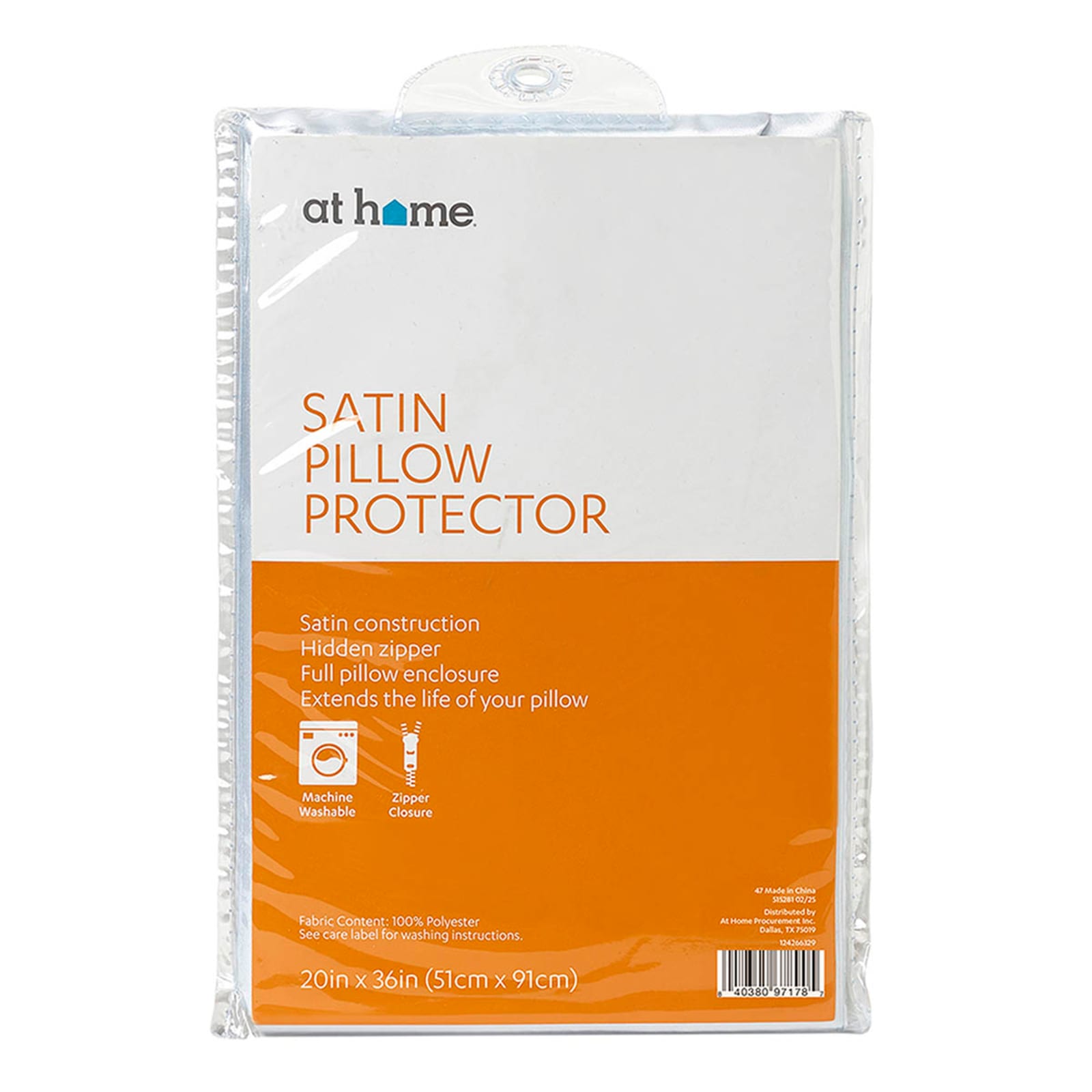 Satin Pillow Protector, King