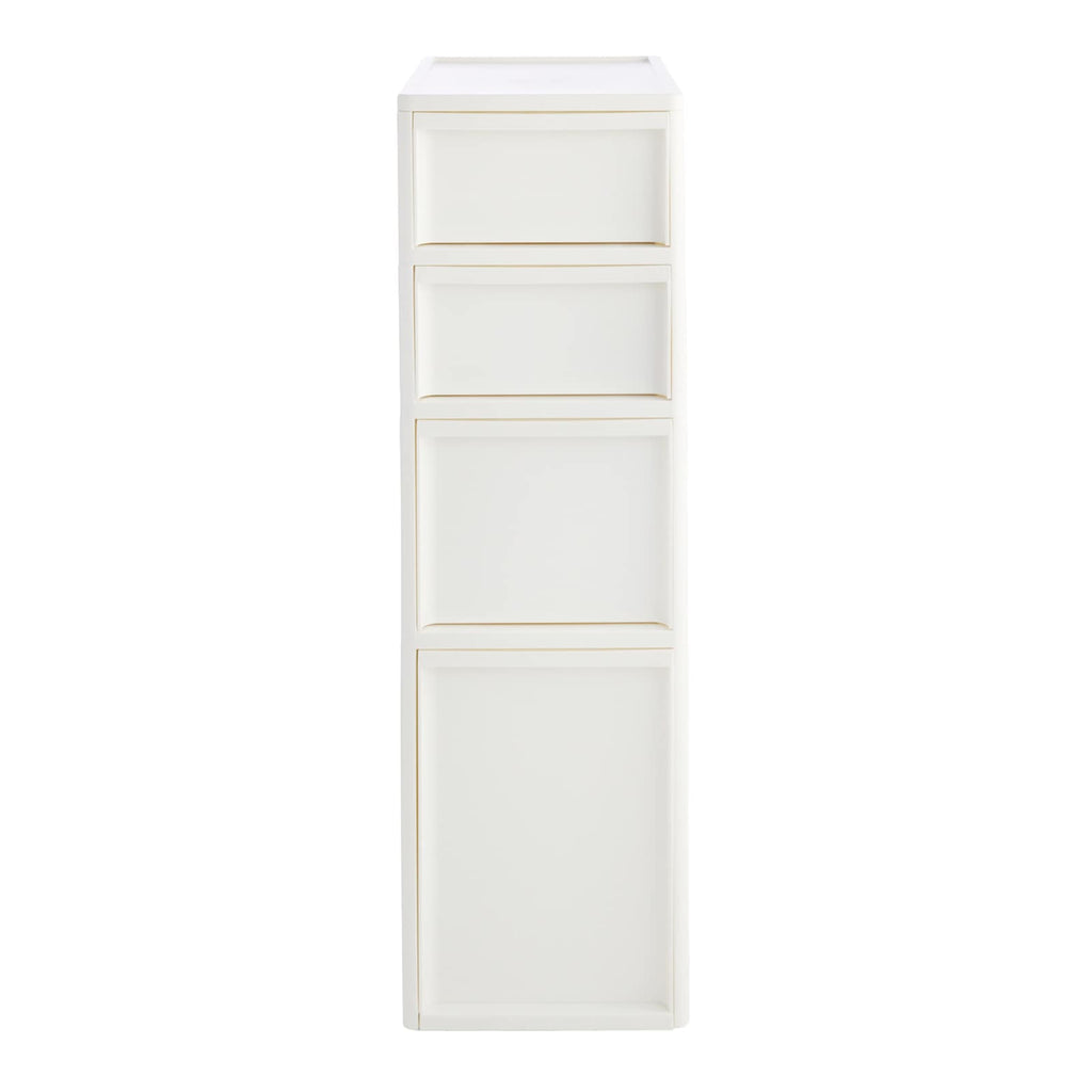 4-Drawer Plastic Storage, White