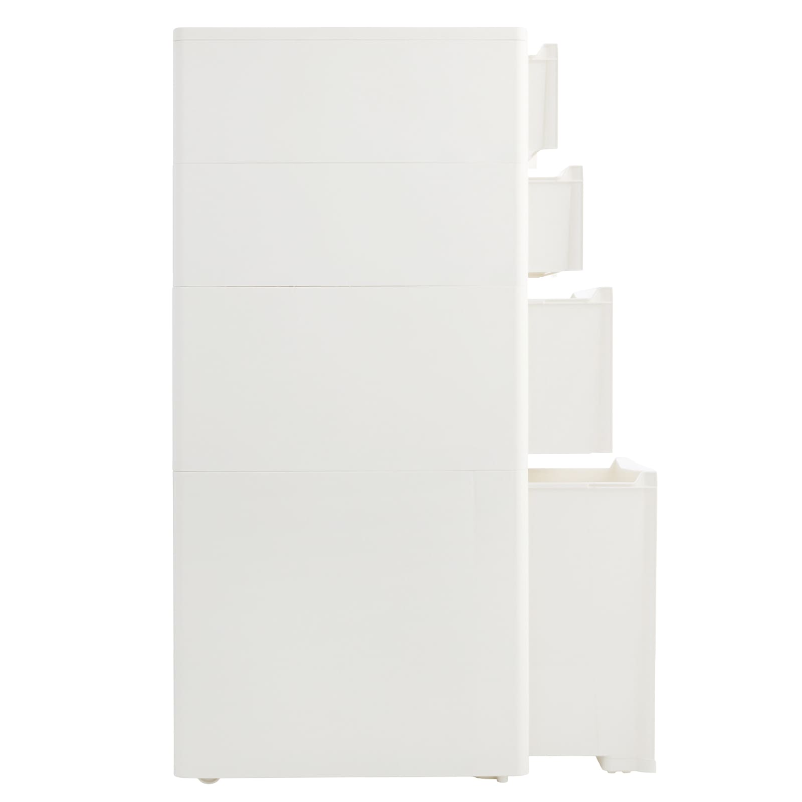 4-Drawer Plastic Storage, White