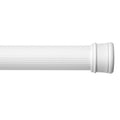 White Shower Curtain Rod, 36-63"