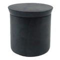 Grey Soapstone Marble Canister with Lid