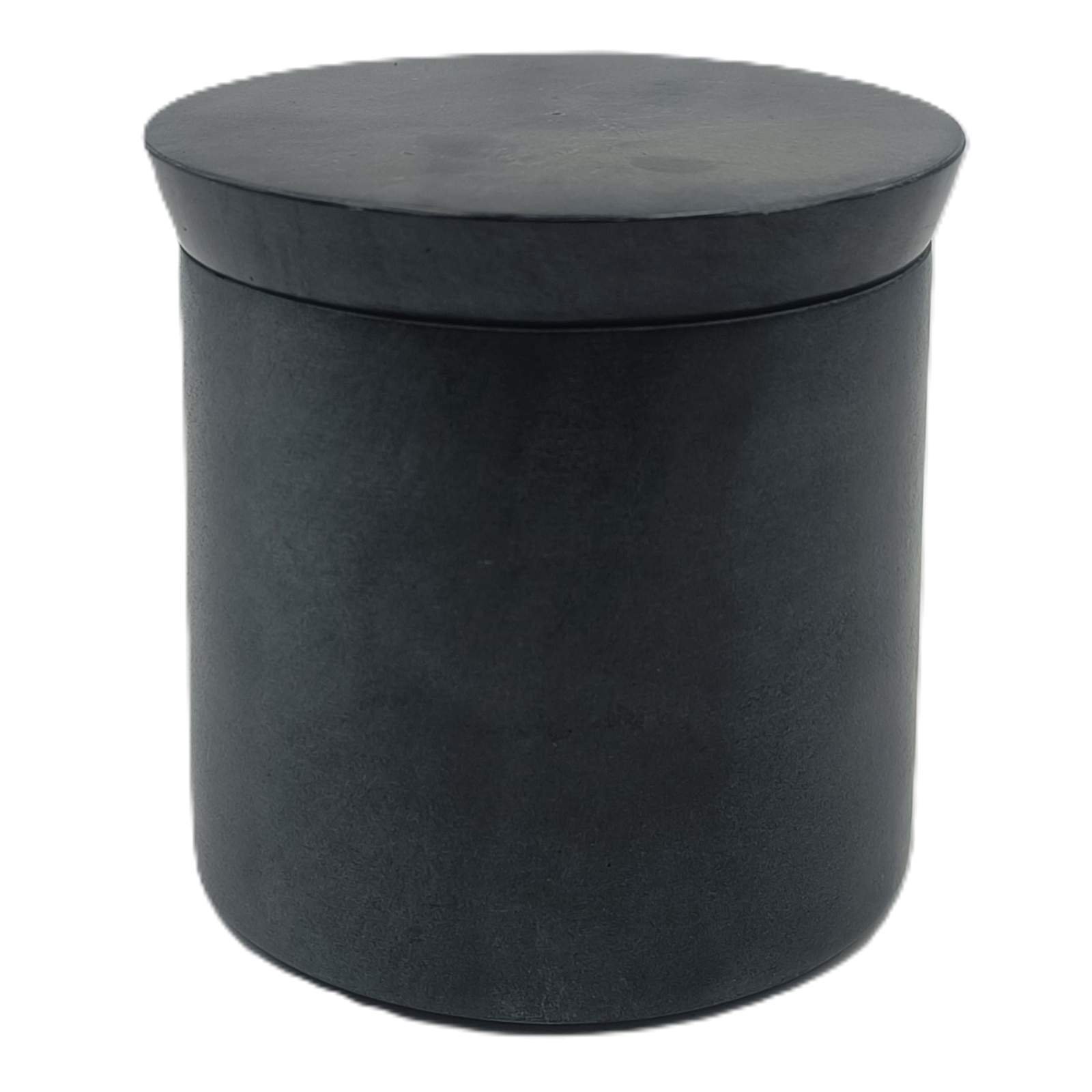 Grey Soapstone Marble Canister with Lid
