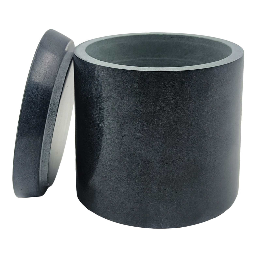 Grey Soapstone Marble Canister with Lid