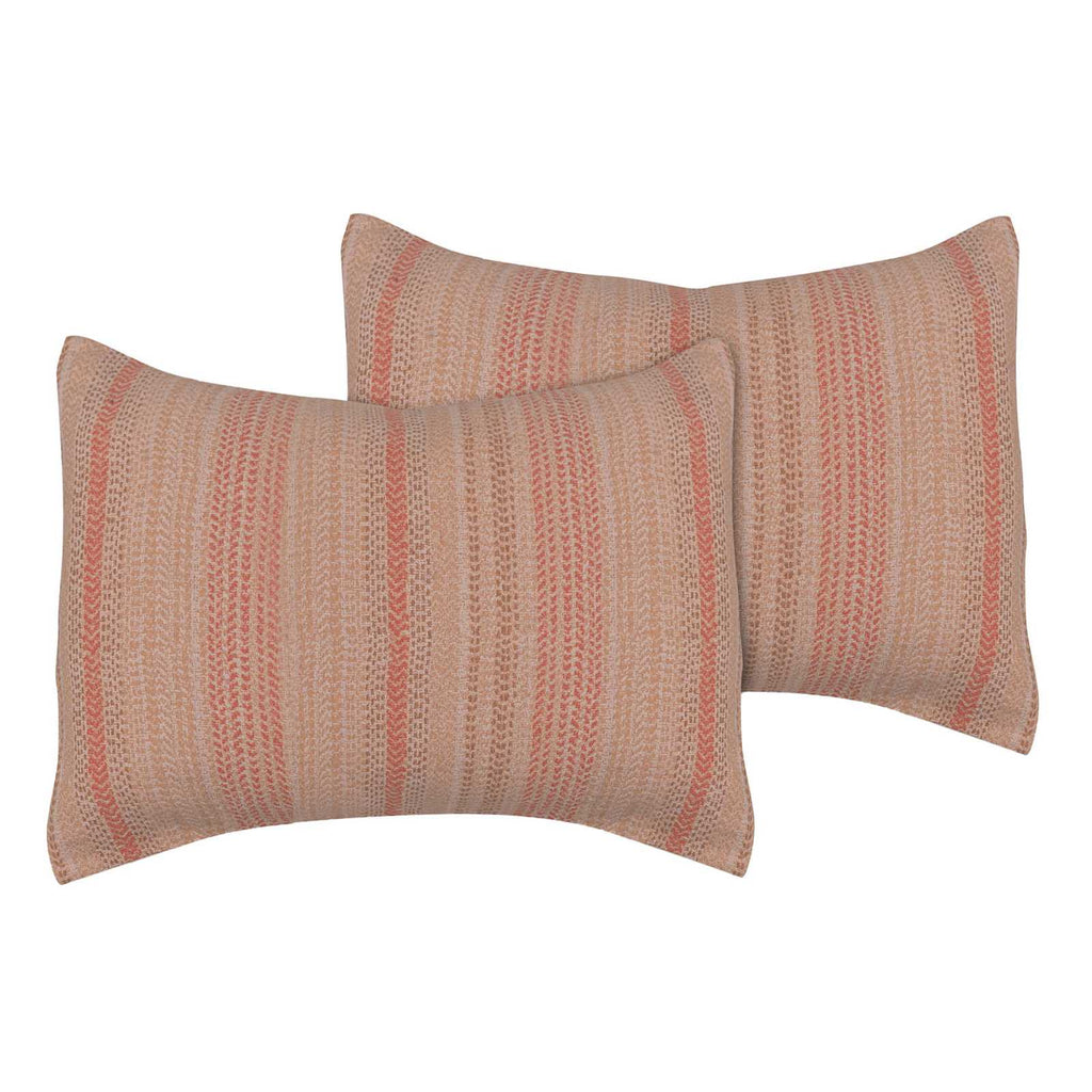 3-Piece Baja Striped Yarn Dyed Jacquard Coverlet Set, Queen