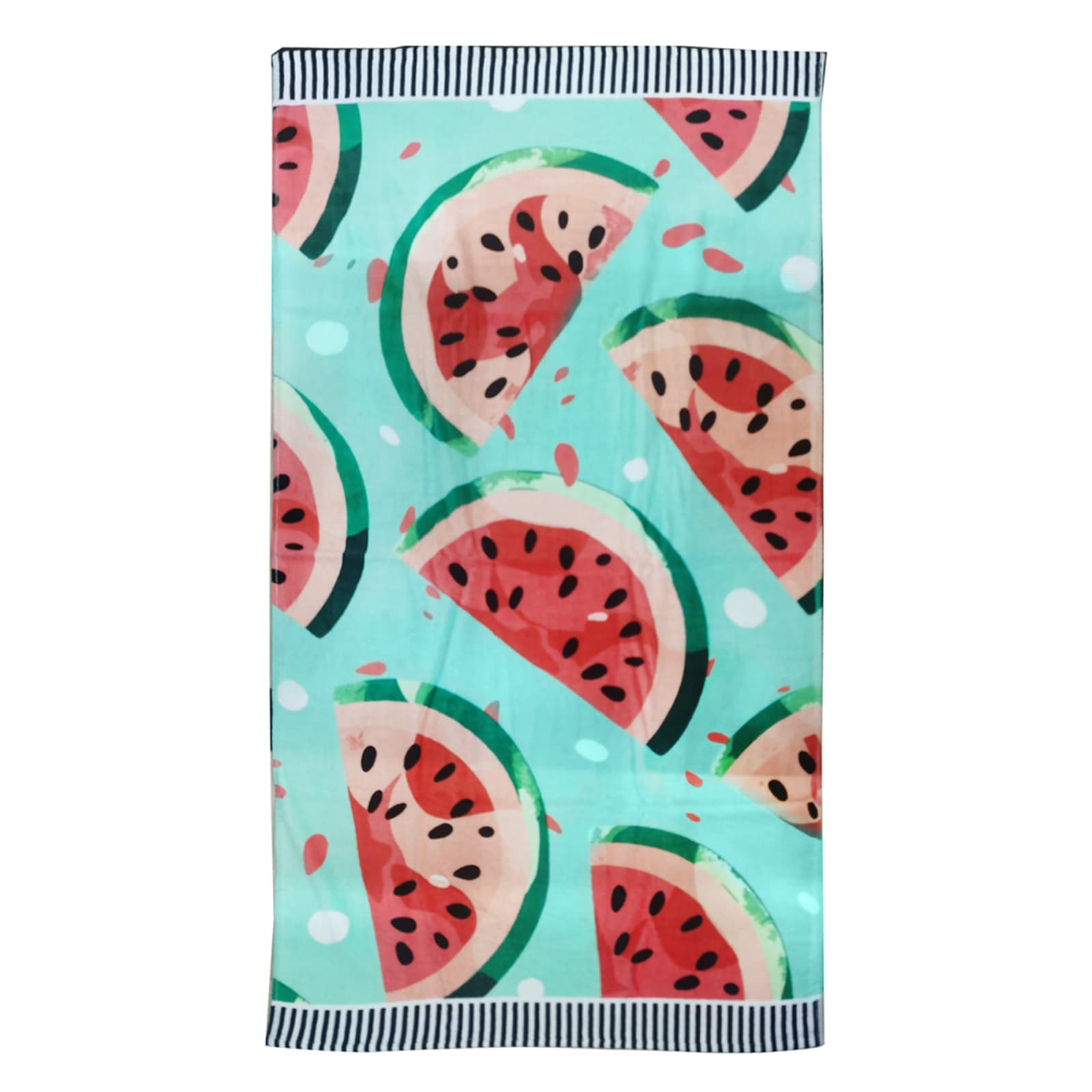 Printed Watermelons Beach Towel, 34x64