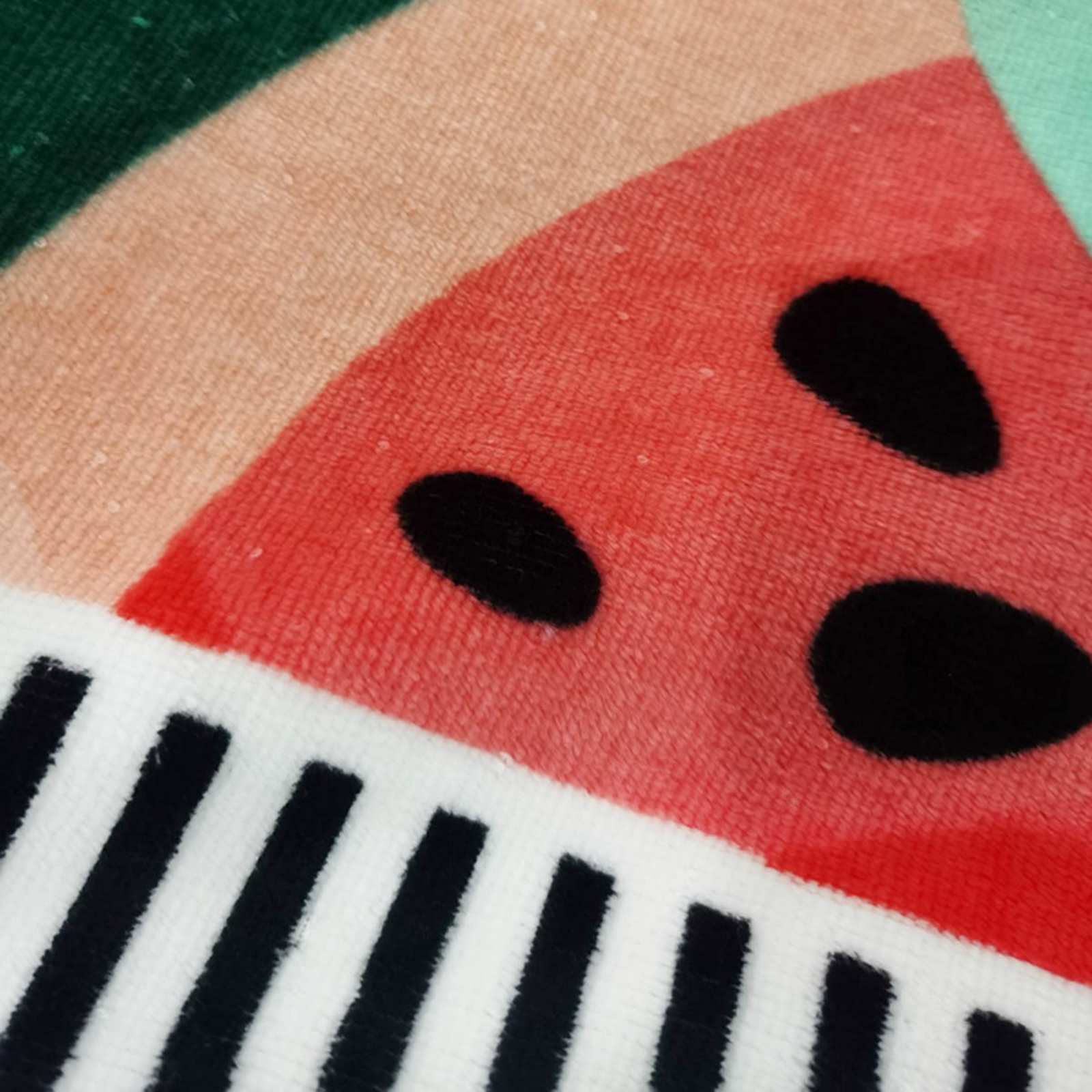 Printed Watermelons Beach Towel, 34x64