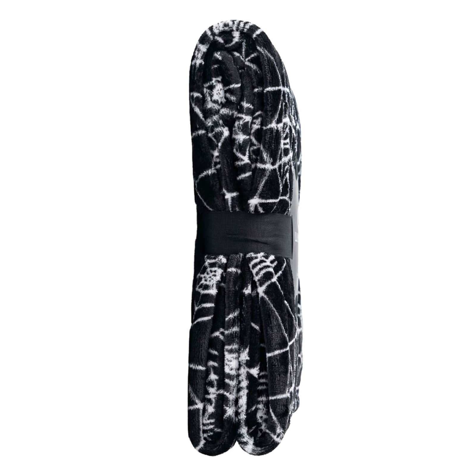 Black & White Spider Web Throw Blanket, 50x60