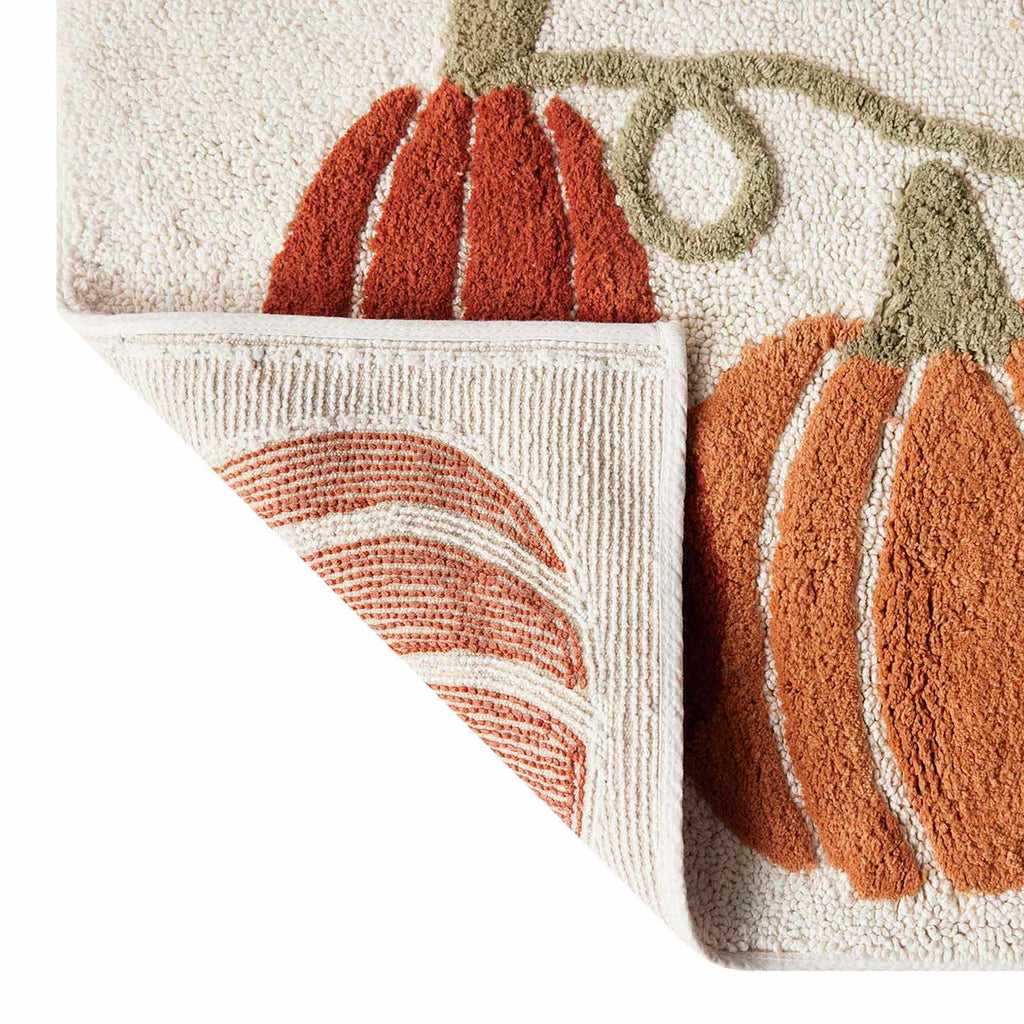 Fall Ambrosia Pumpkin Bath Rug, 20x30