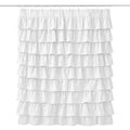 Cloud Ruffle Shower Curtain, 70x72