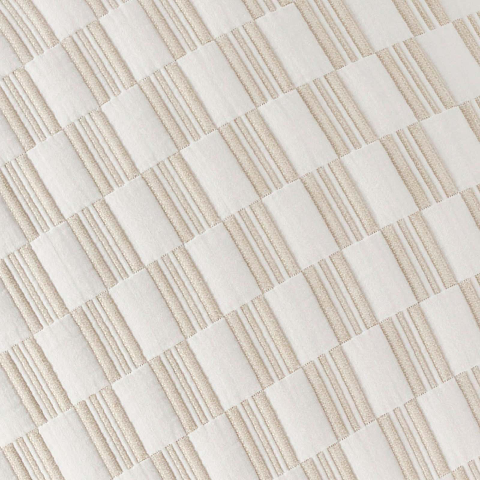 Set of 2 Sand Shell & Cloud White Euro Pillow Shams
