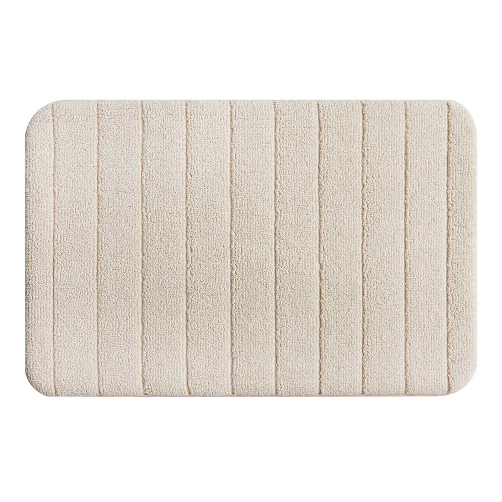 Sandshell Cotton Memory Foam Bath Rug, 20x30