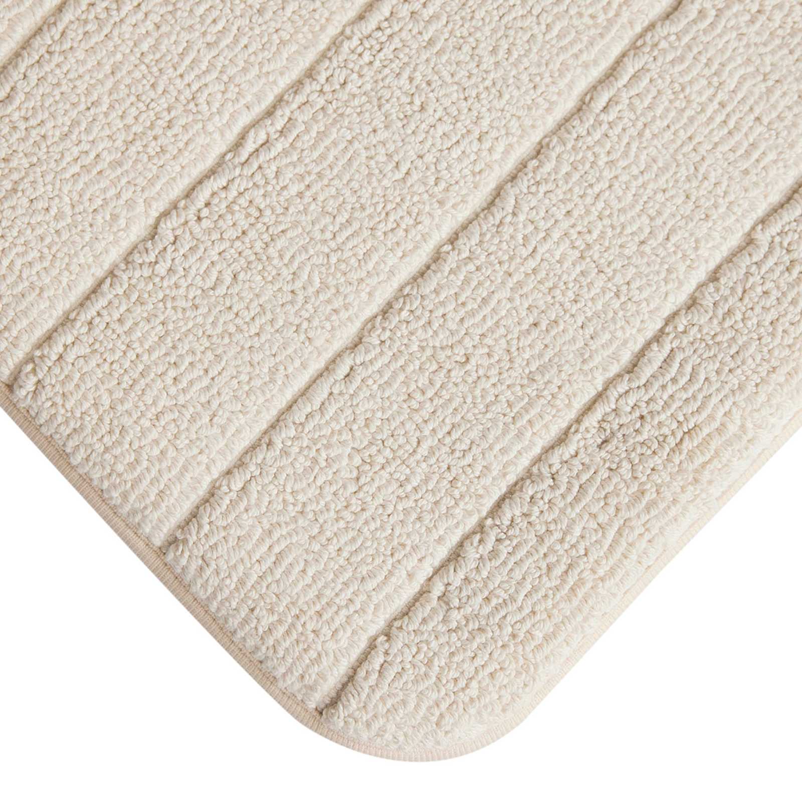 Sandshell Cotton Memory Foam Bath Rug, 20x30