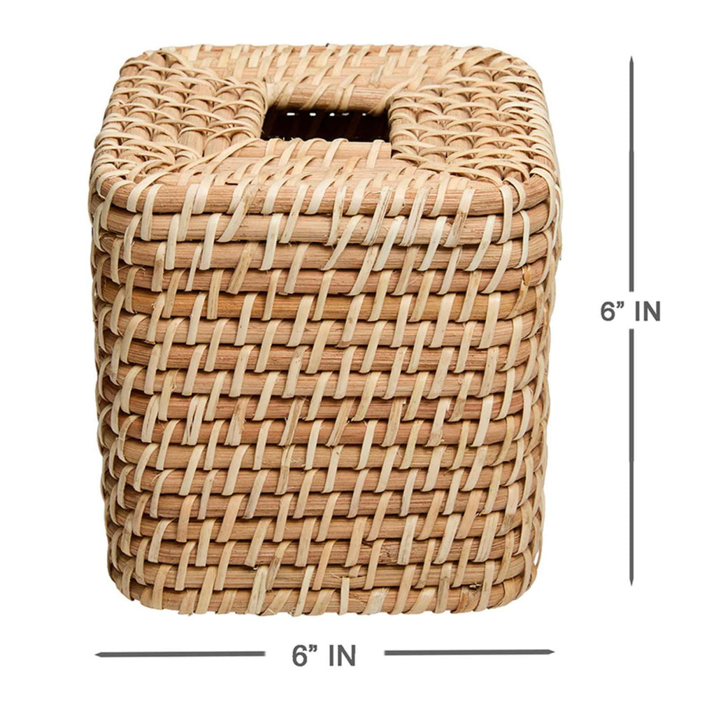 Rattan Tissue Cover, 6"