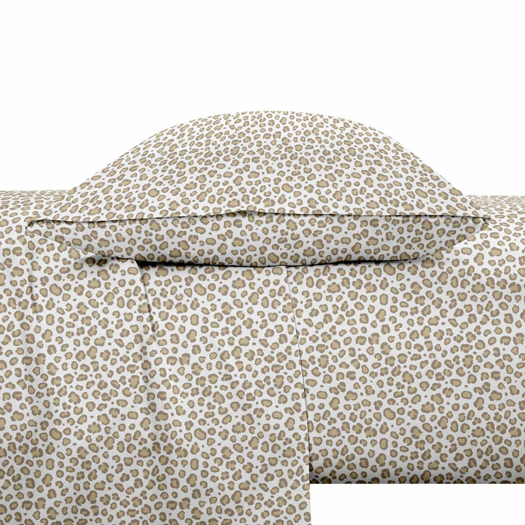 Leopard Cooling Microfiber Sheet Set, King