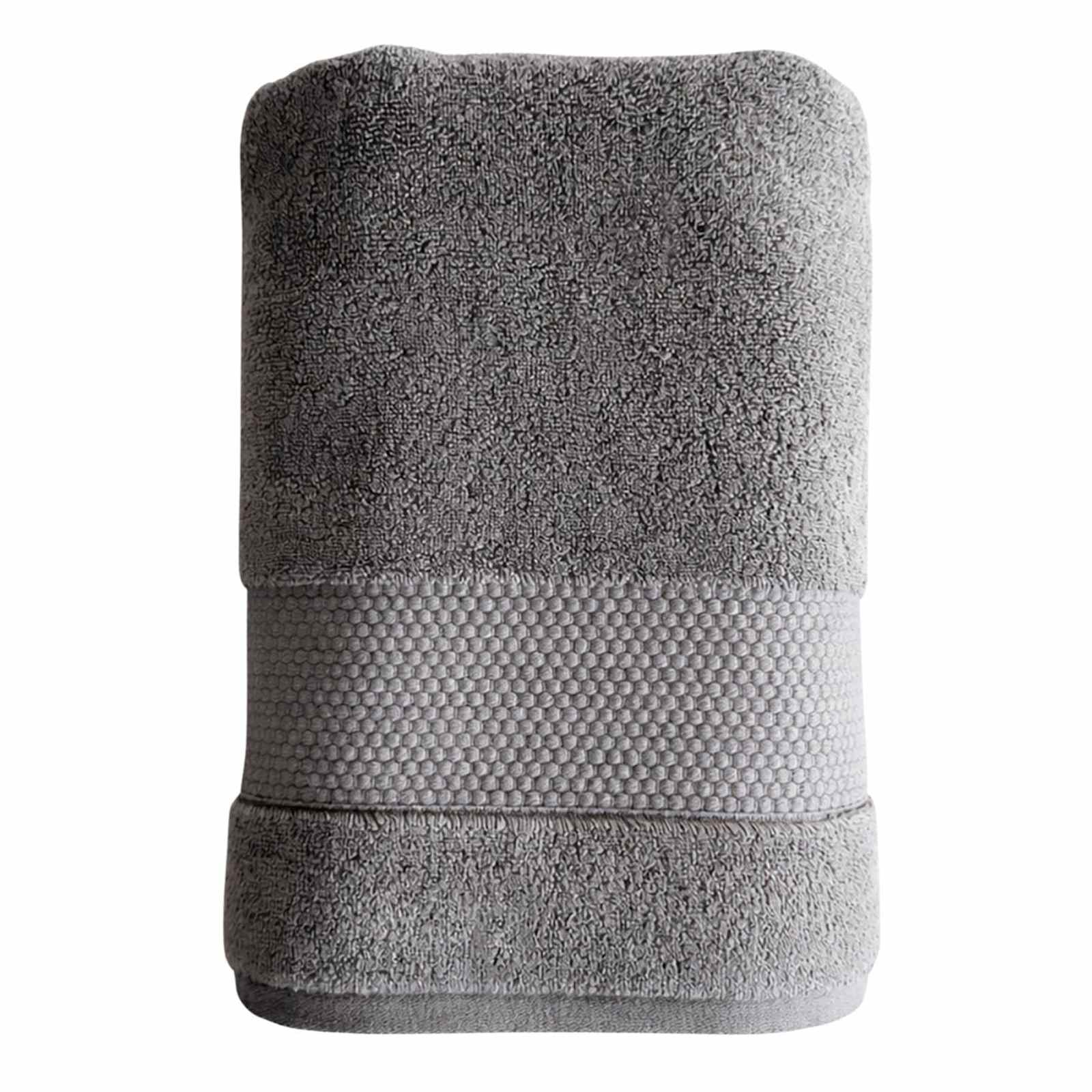 Grey Classic Turkish Solid Zero Twist Towels