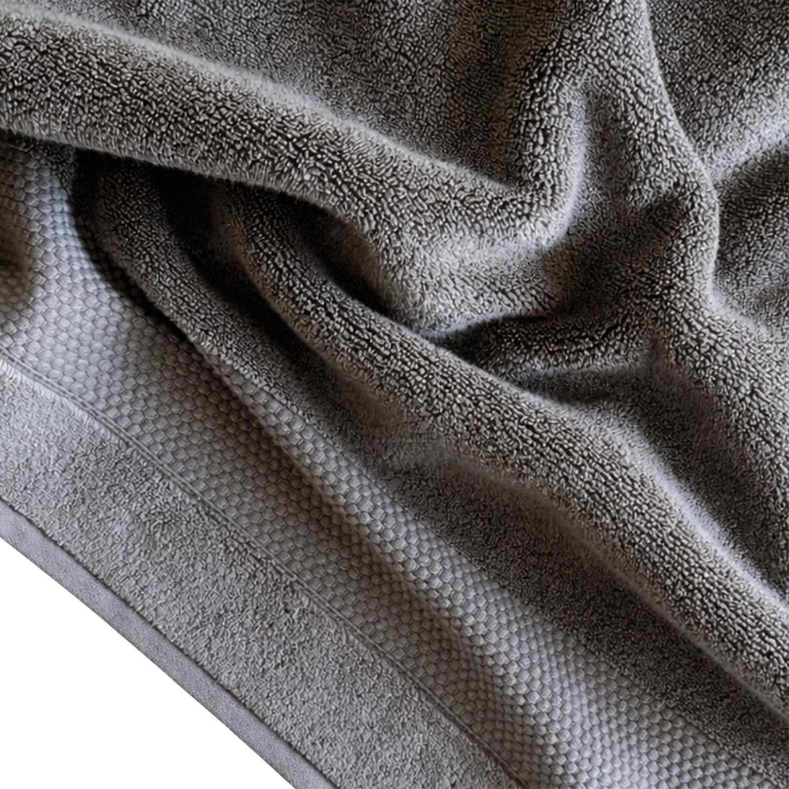 Grey Classic Turkish Solid Zero Twist Towels