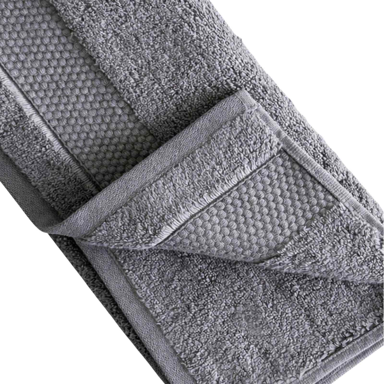 Grey Classic Turkish Solid Zero Twist Towels