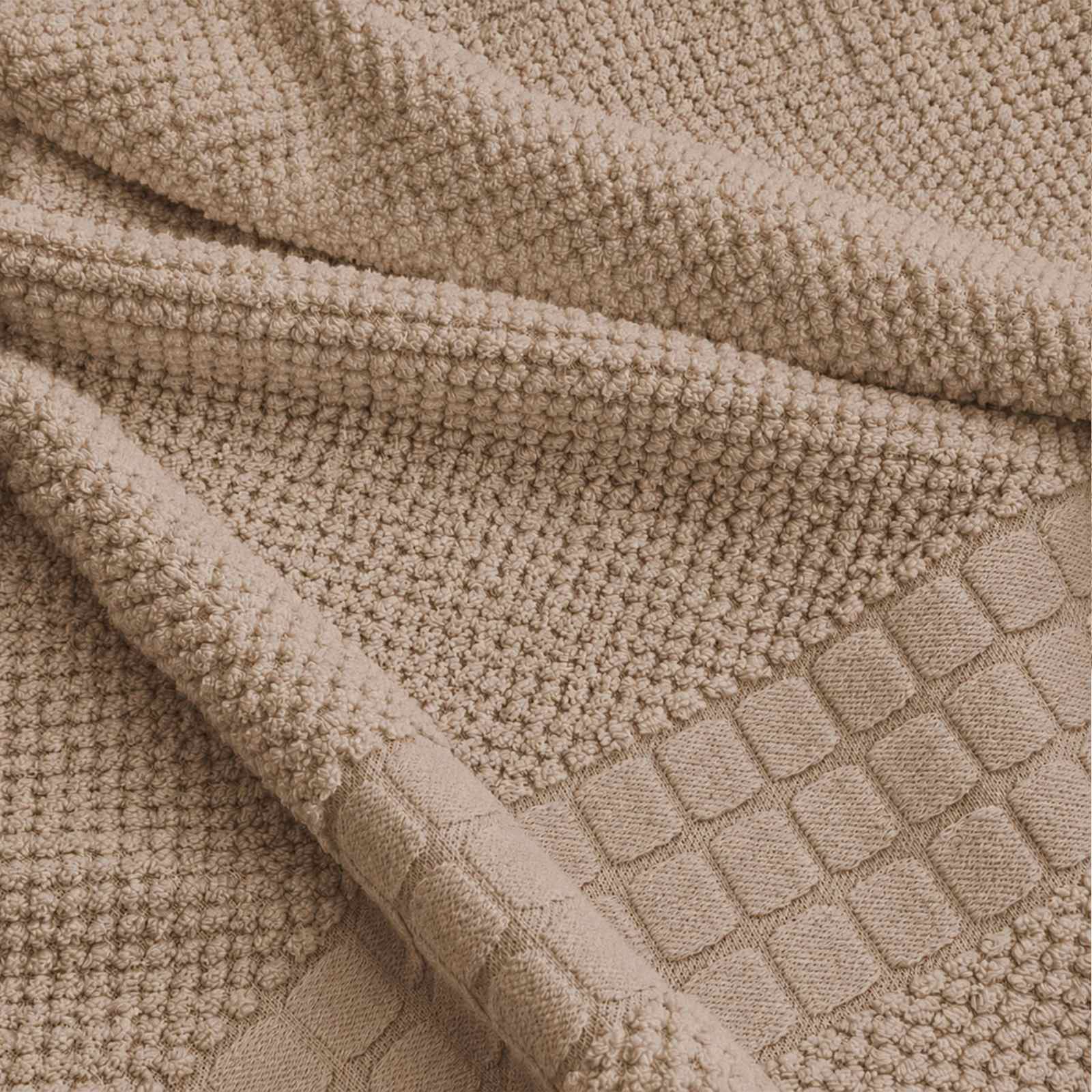 Sand Shell Textured Cotton Bath Sheet