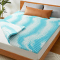 1.5" Cooling Swirl Gel Memory Foam Mattress Topper