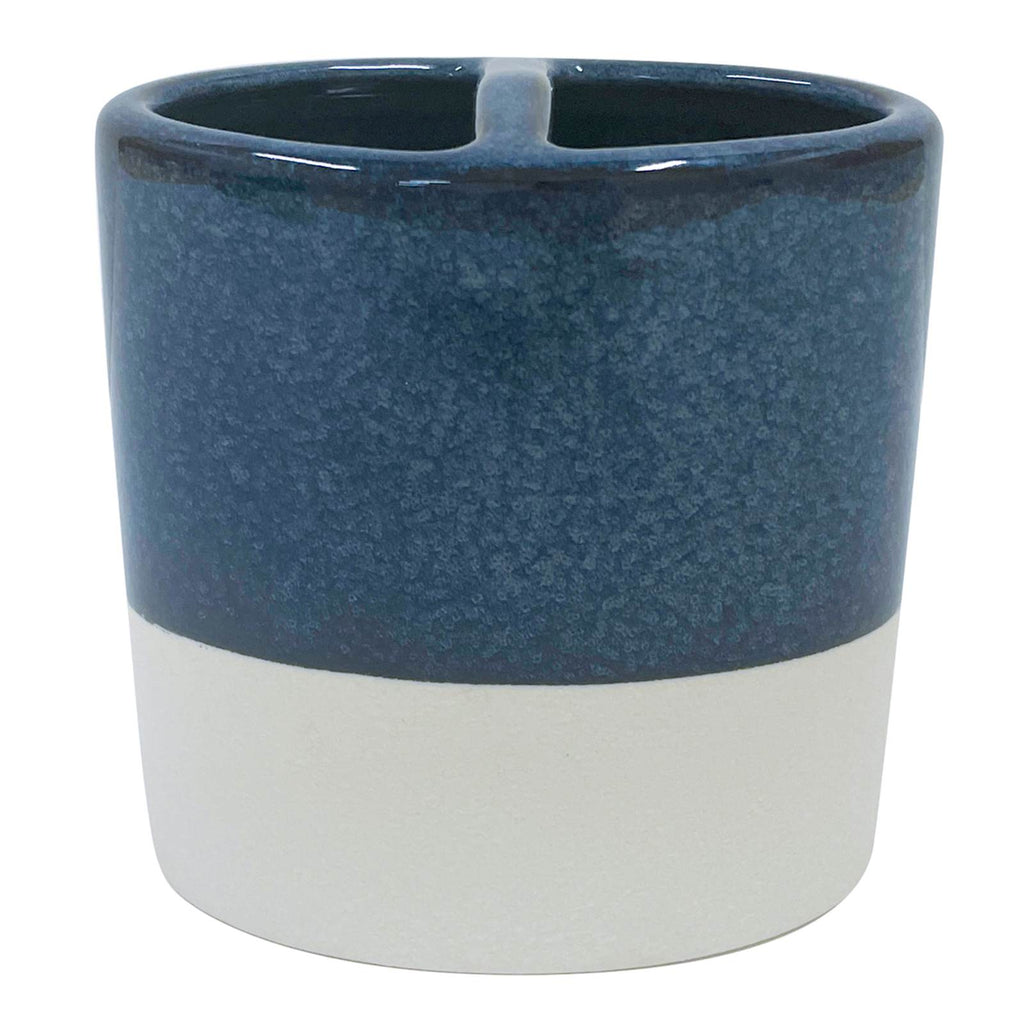 Honeybloom Blue Glazed Bathroom Set