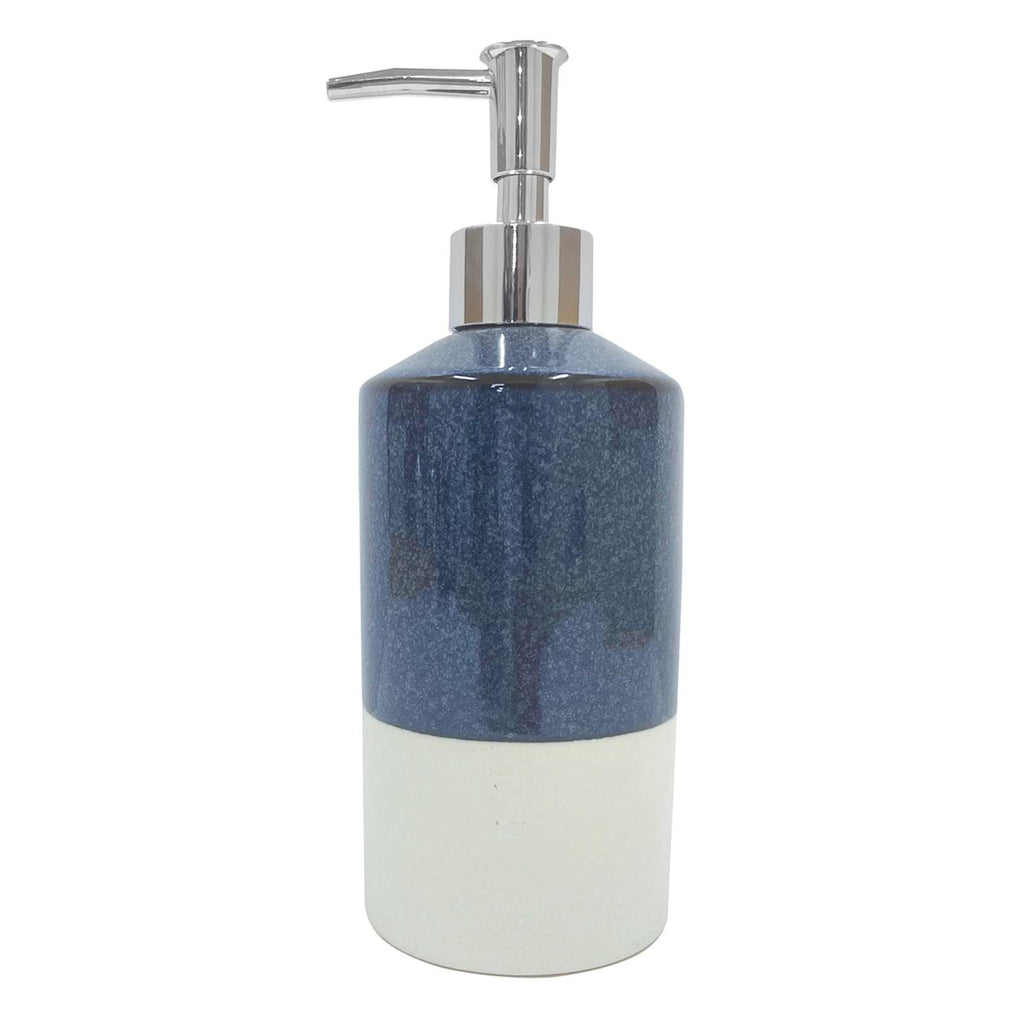 Honeybloom Blue Glazed Bathroom Set
