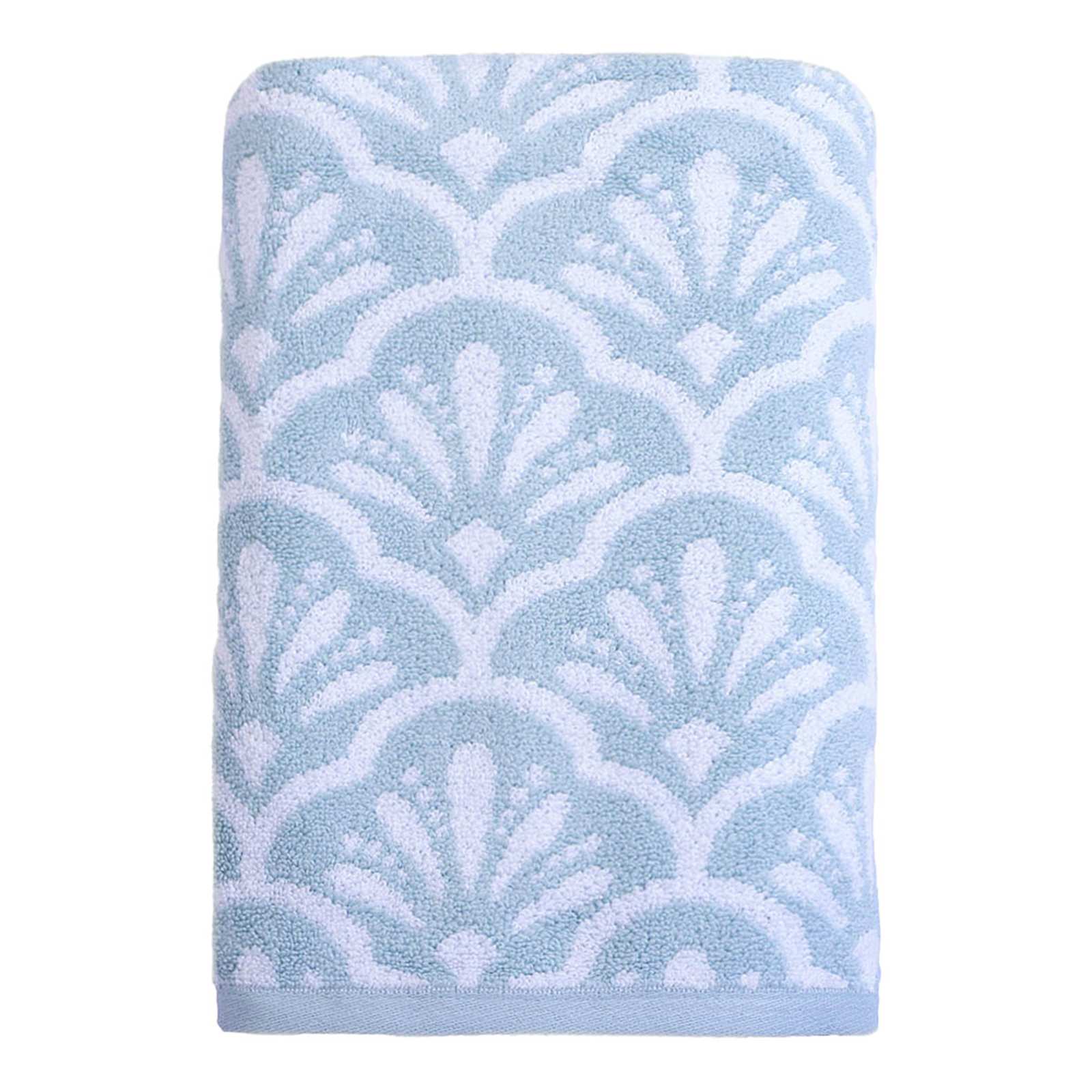 Portside Luxury Blue Jacquard Towel Set